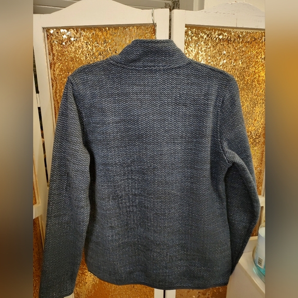 Orvis Fleece Lined Pullover 1/4 Button Navy Large New without Tags - Picture 11 of 16